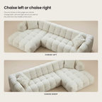Chaise on the left or on the right, the same sectional shown both ways from above