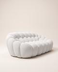 AP-89 3 seat bouclé bubble sofa, Cloud White, studio packshot
