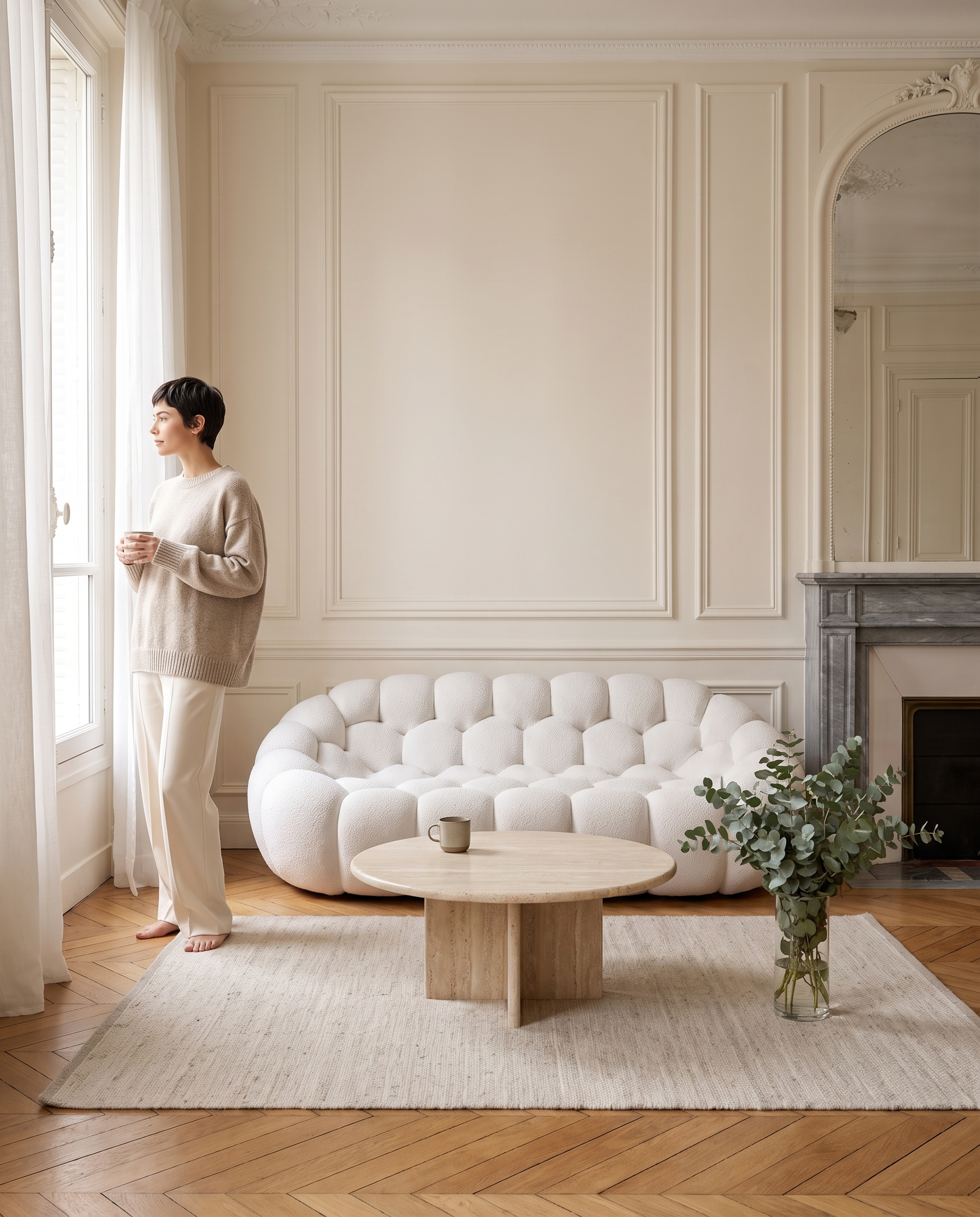 AP-89 2 seat sofa in a Haussmann living room