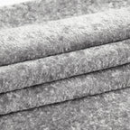 Silver Gray chenille fabric detail