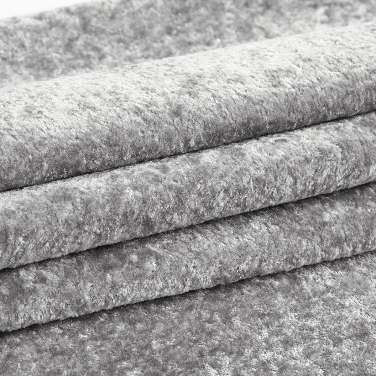 Silver Gray chenille fabric detail