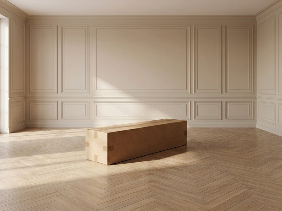 The AP-89 arrives in one long flat carton
